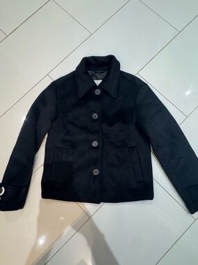 Abercrombie & Fitch Black Wool-Blend Jacket